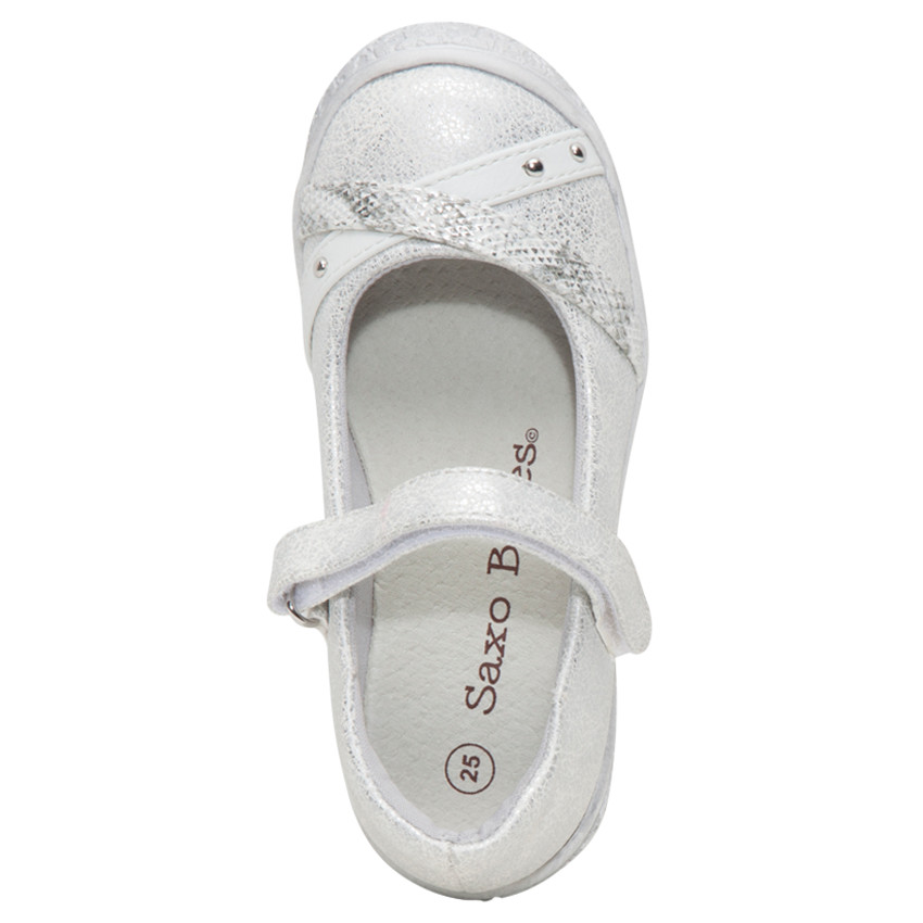 Babies irisées avec brides et rivets fantaisie 