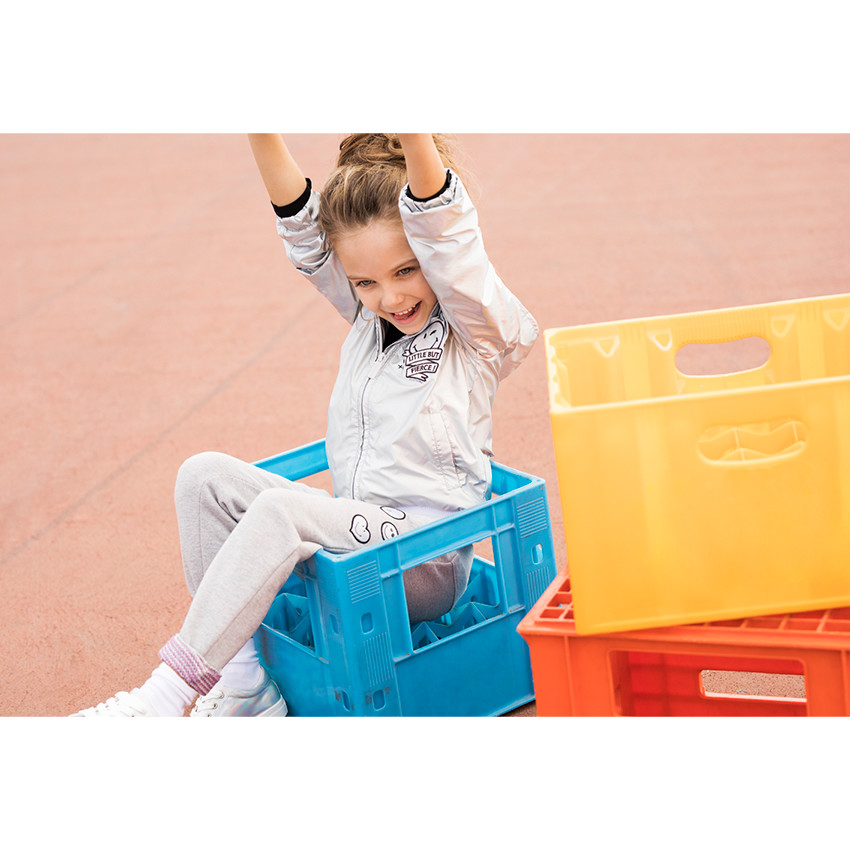 Blouson iridescent doublé jersey avec motif Smiley brodé 