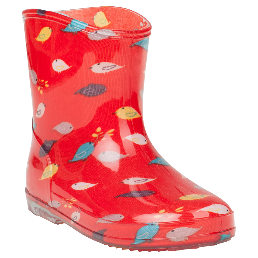Bottes de pluie imprimée oiseaux 