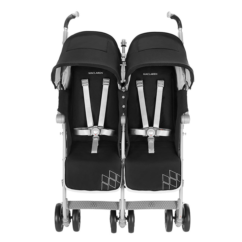 Poussette canne double Twin Techno - Black 