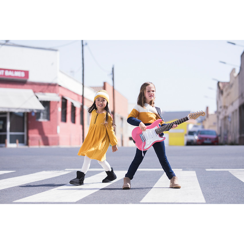 Jeans coupe slim effet used avec ceinture amovible motif ethnique 