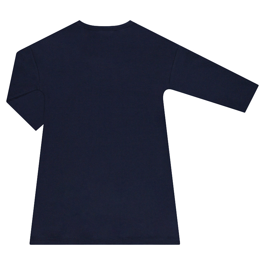 Junior - Robe manches longues en maille avec laçage fantaisie 