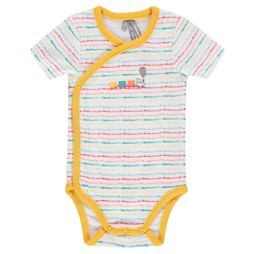 Lot de 5 bodies manches courtes en jersey 