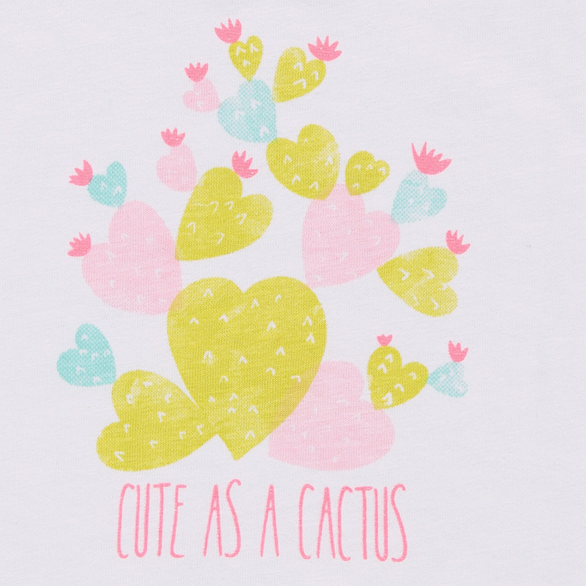 Débardeur en jersey avec volants et print fantaisie 