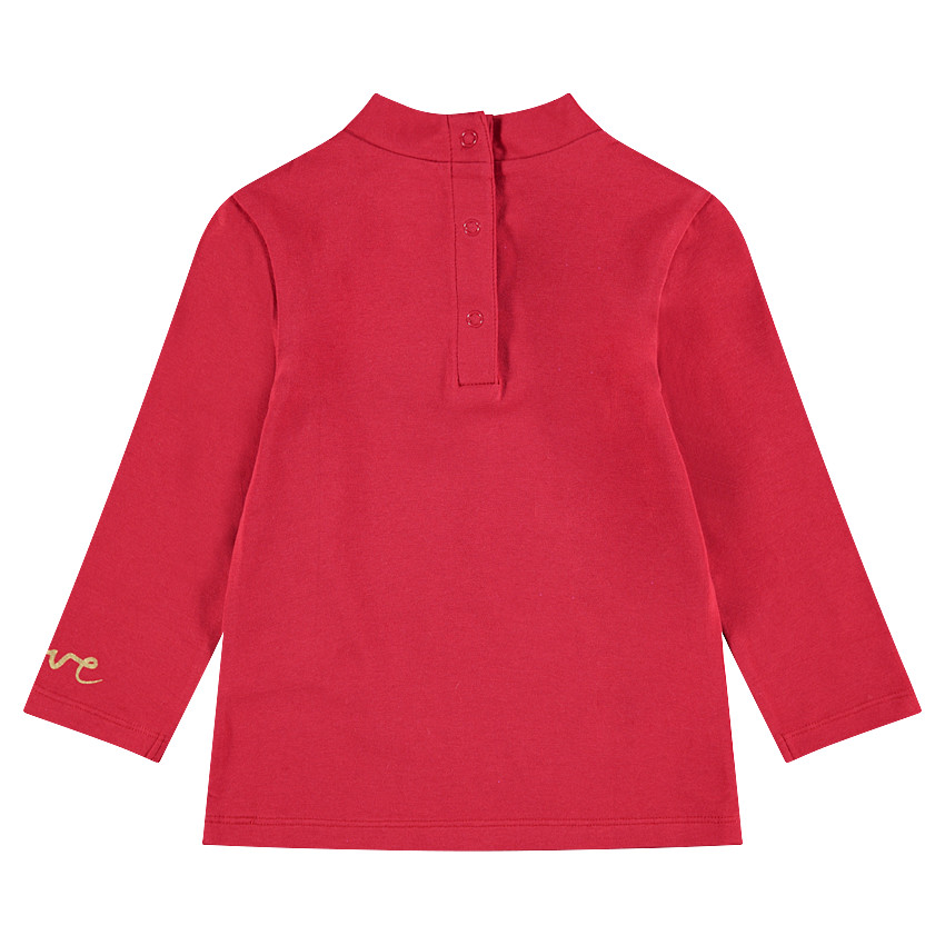 Sous-pull en jersey avec inscription brodée 