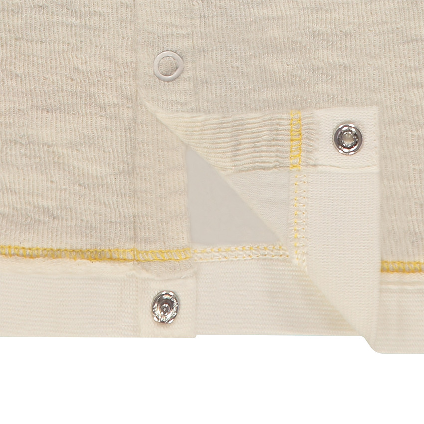 Tee-shirt manches courtes en double jersey avec lion patché 