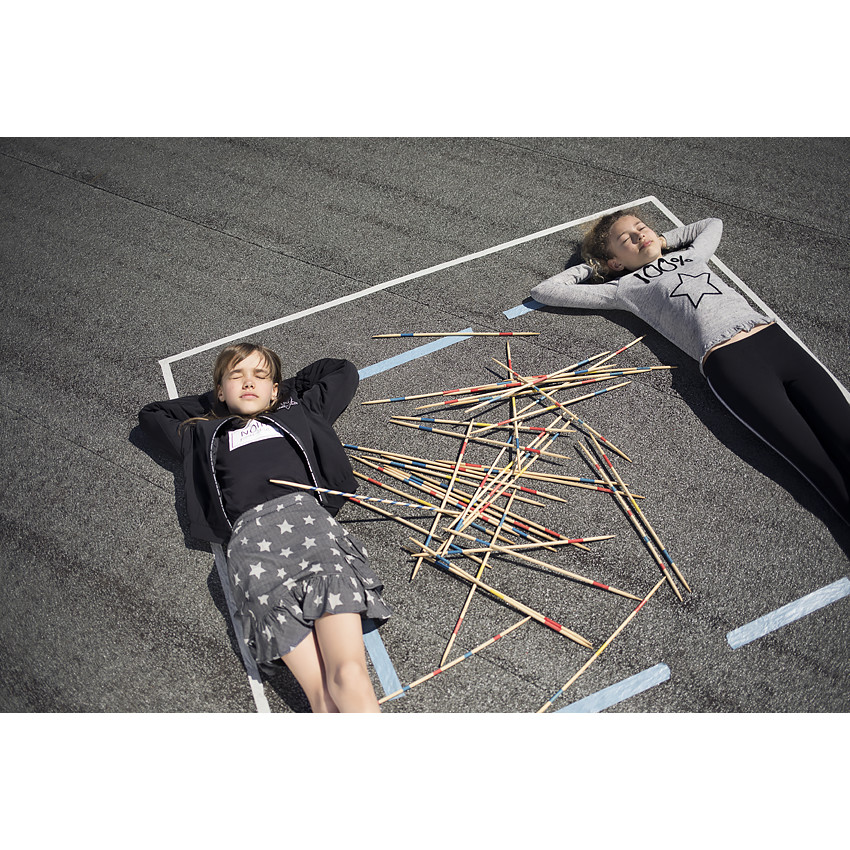 Junior - Jupe volantée avec étoiles all-over 