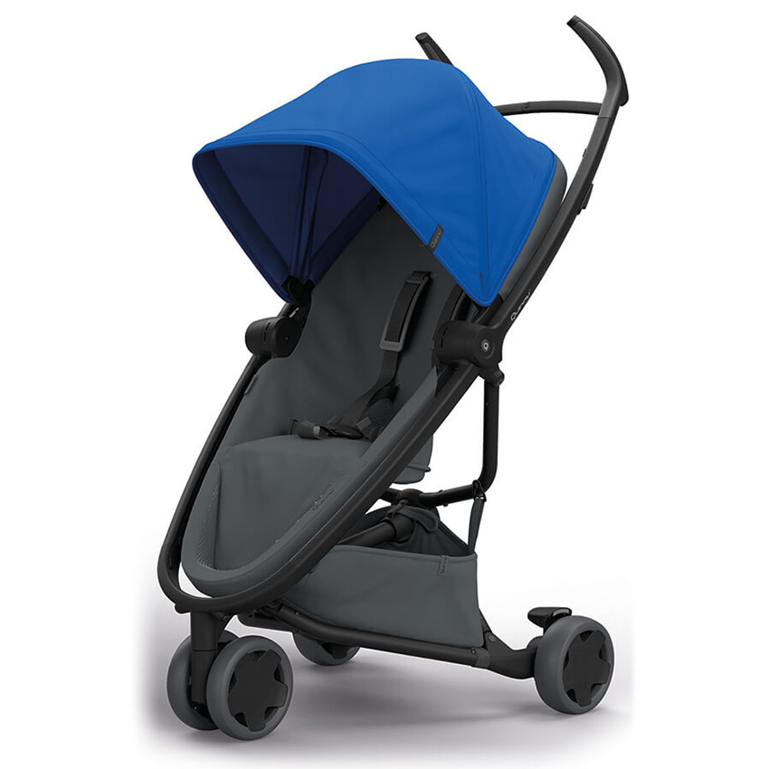 Poussette canne Zapp Flex - Blue on Graphite 