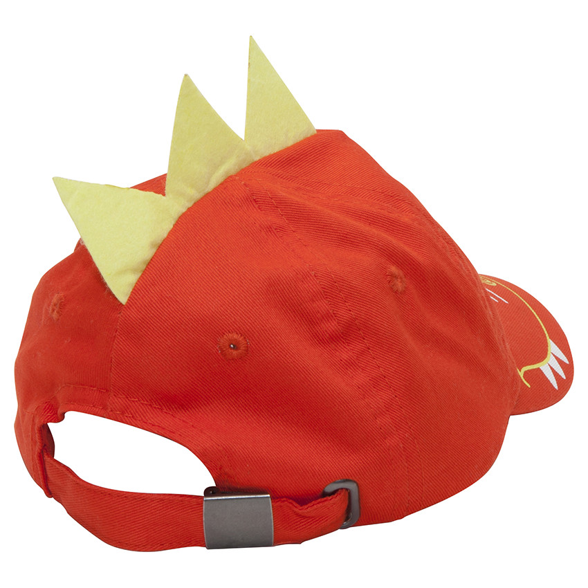 Casquette en twill dinosaure avec crête en relief  