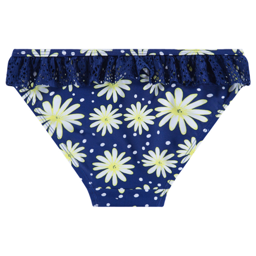 Maillot de bain 2 pièces avec marguerites printées all-over 
