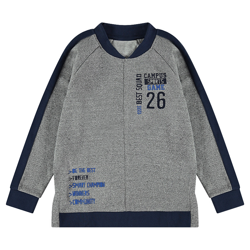 Junior - Sweat en molleton avec textes printés 