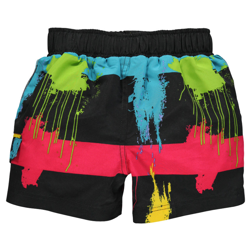 Bermuda de bain avec print effet graffiti  