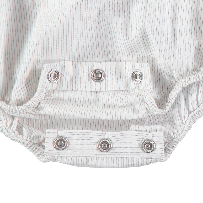 Combinaison courte rayé style rétro 