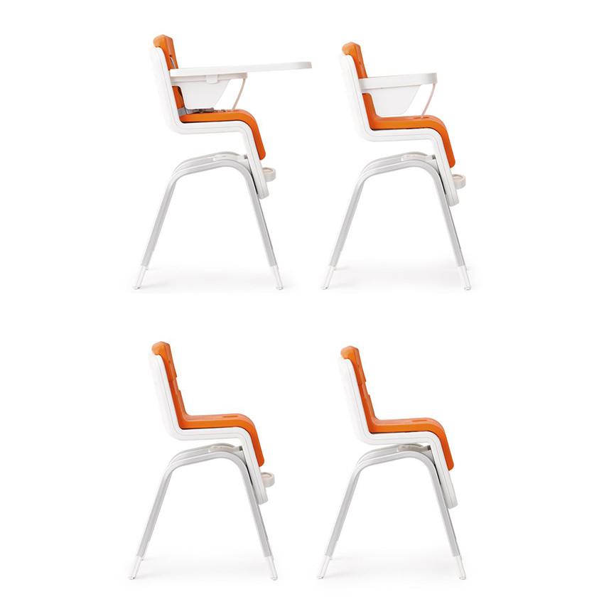 Chaise haute évolutive Zaaz - Pewter 