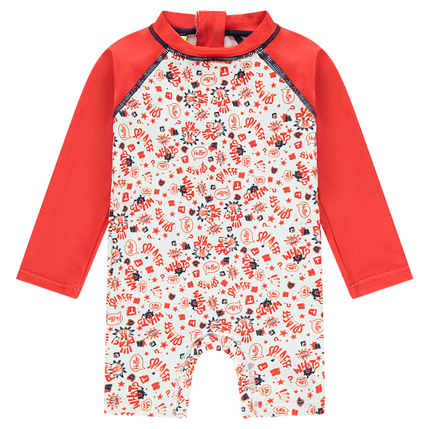 Combinaison anti-UV avec motif fantaisie all-over 