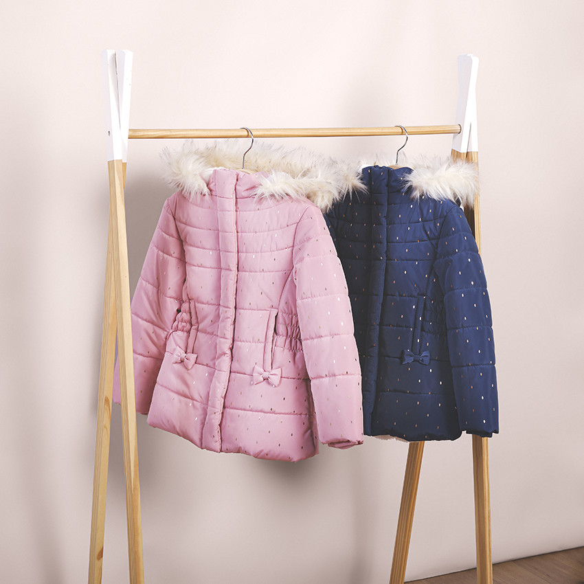 Parka matelassée doublée sherpa à capuche amovible 