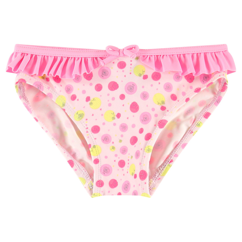 Culotte de bain à volants imprimée fleurs  