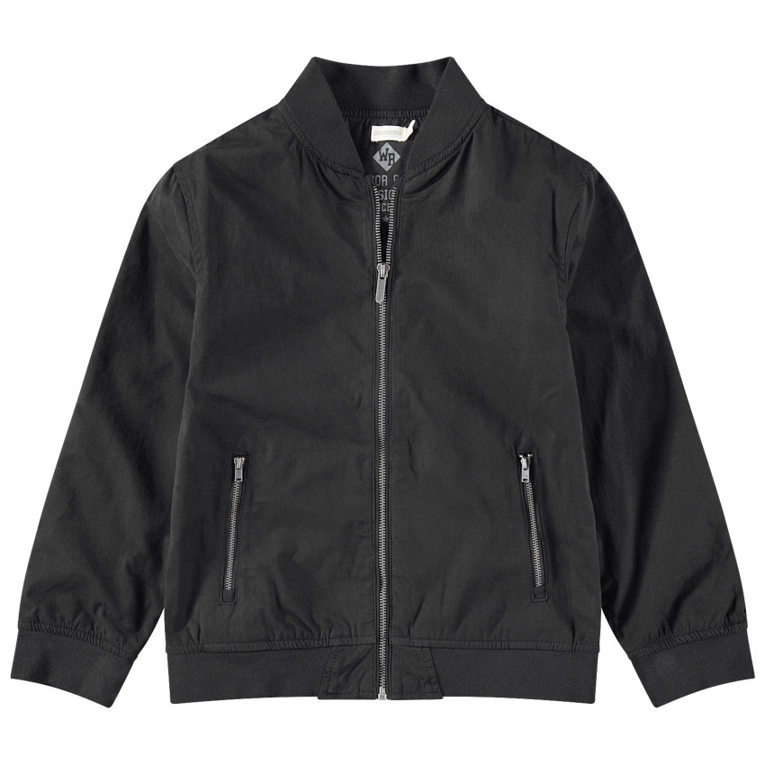 Junior - Coupe-vent uni à poches zippées 