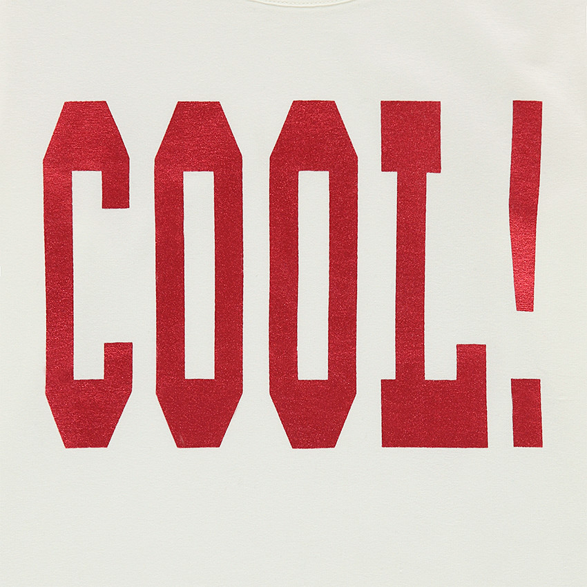 Junior - Tee-shirt manches longues avec photo print fantaisie sur le devant 