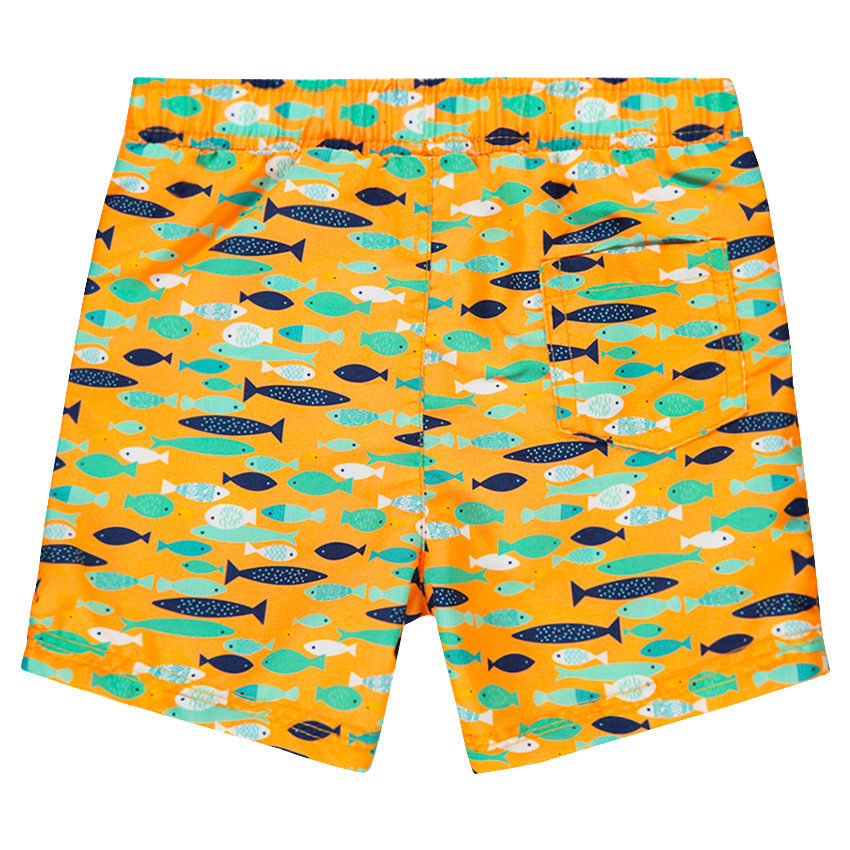 Short de bain avec poissons imprimés all-over 