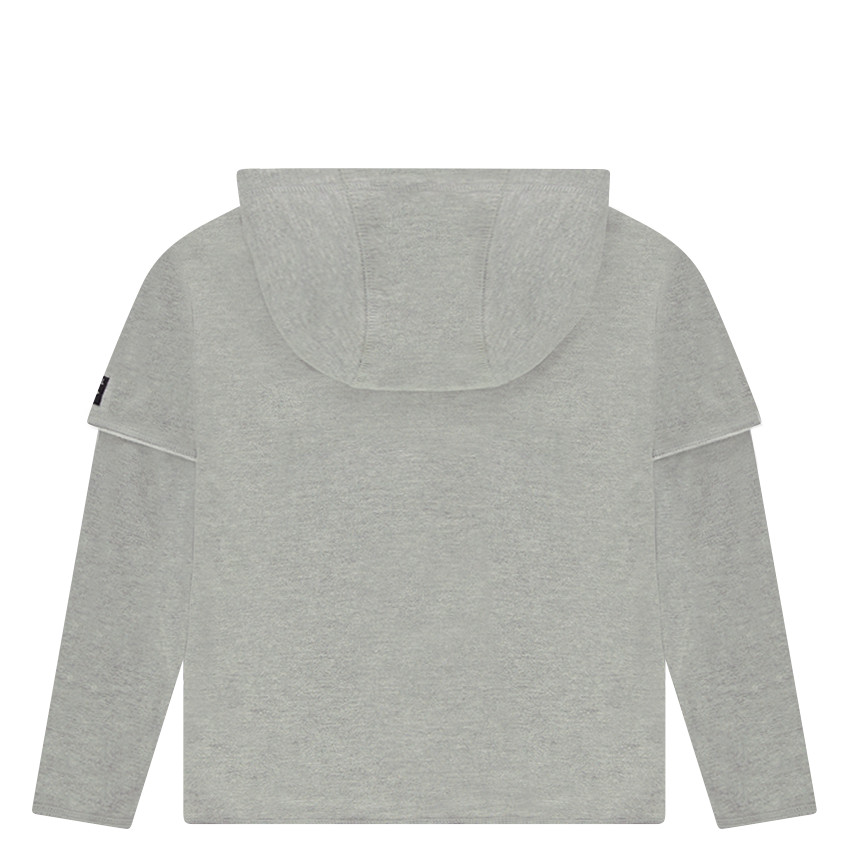 Junior - Gilet en molleton à capuche effet 2 en 1 