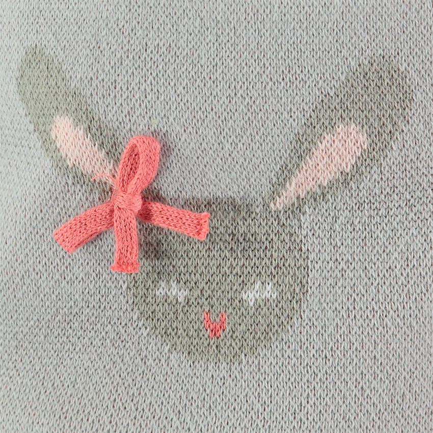 Panier de rangement motif lapin 