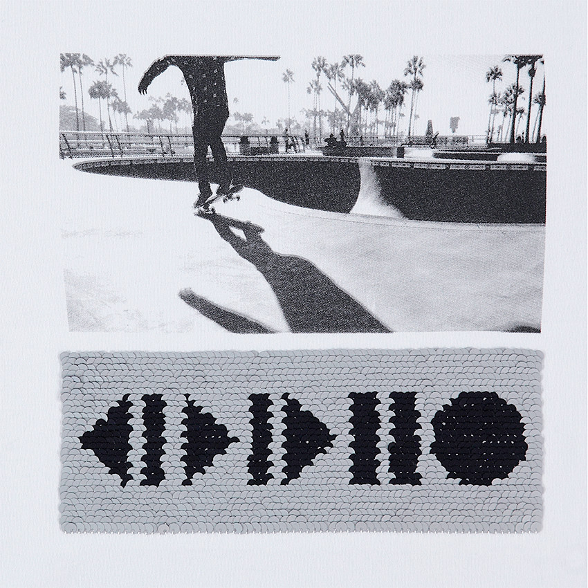 Junior - Tee-shirt manches longues en jersey avec motif en sequins magiques 