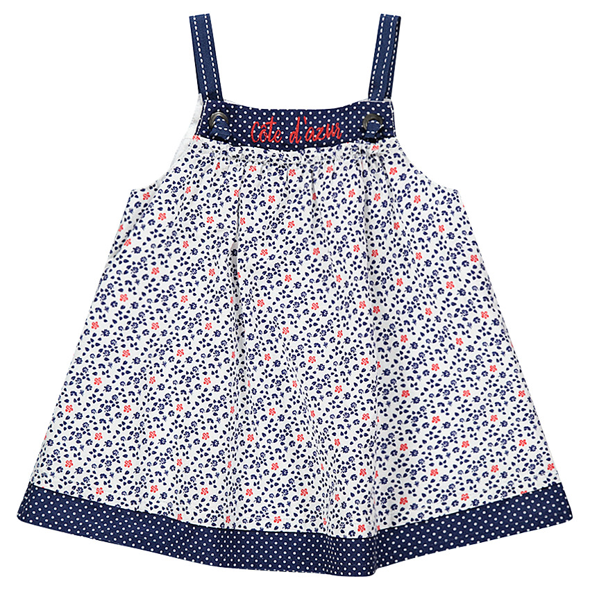 Tunique à bretelles avec fleurs imprimées all-over 