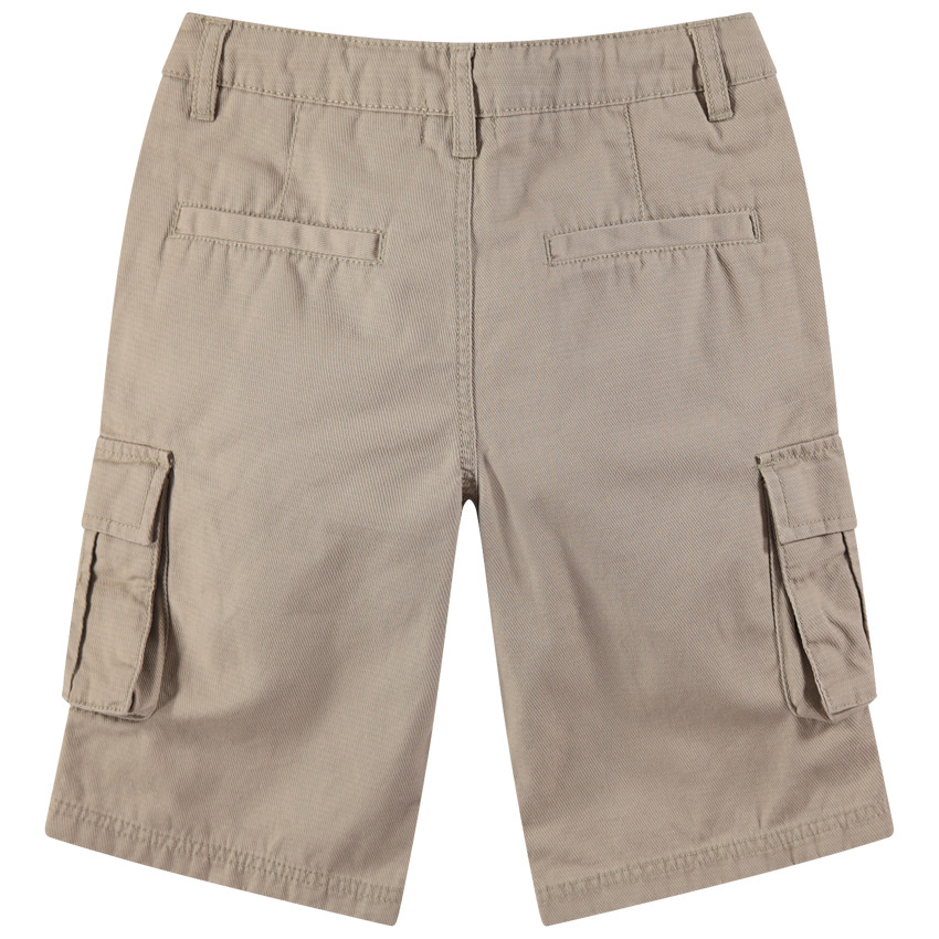 Junior - Bermuda en coton fantaisie à poches esprit cargo 