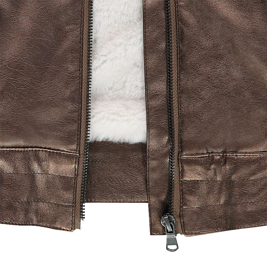 Junior - Veste en simili cuir effet métallisé 