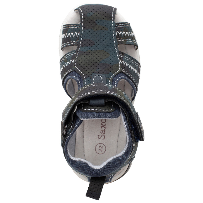 Nu-pieds à imprimé micro perforé all-over 