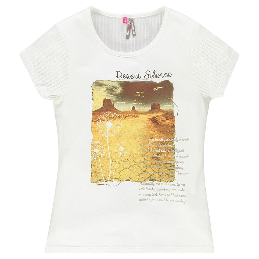 Junior - Tee-shirt manches courtes avec print fantaisie esprit photo 