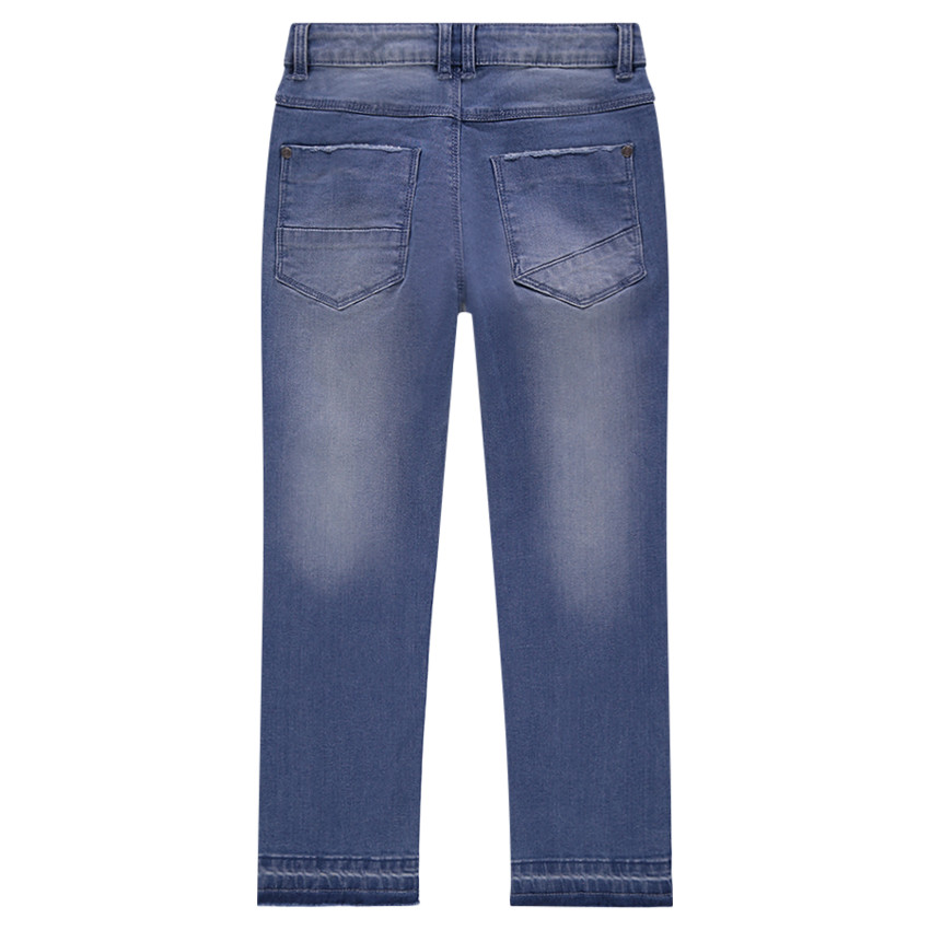 Junior - Jeans effet used avec déchirures sur les jambes 
