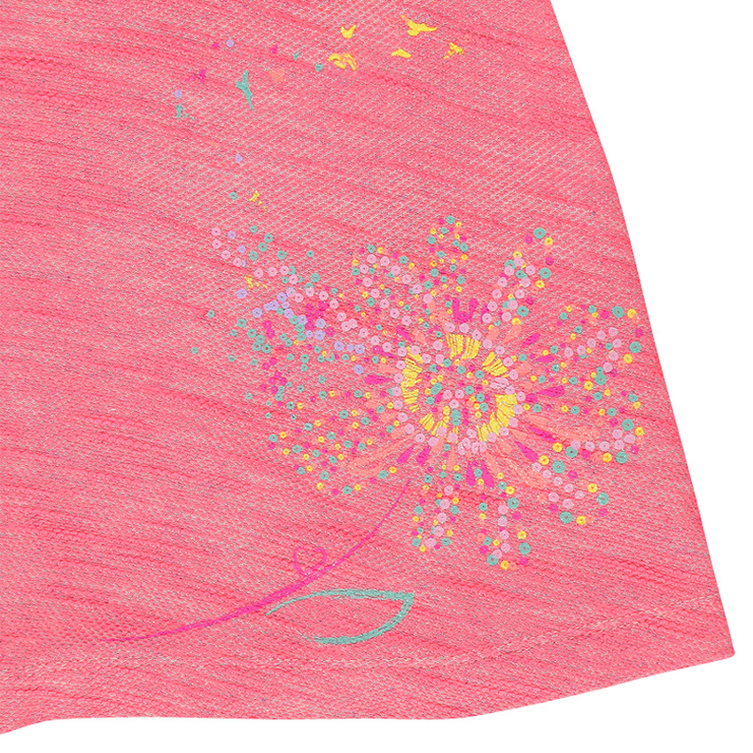 Robe sans manches printée en molleton  