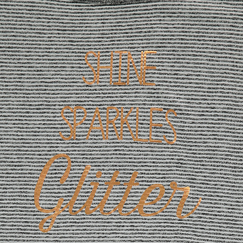 Junior - Tee-shirt manches courtes à fines rayures avec noeuds 