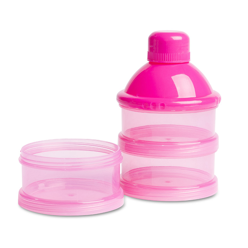 Pots de lait en poudre 3 pièces - Rose 