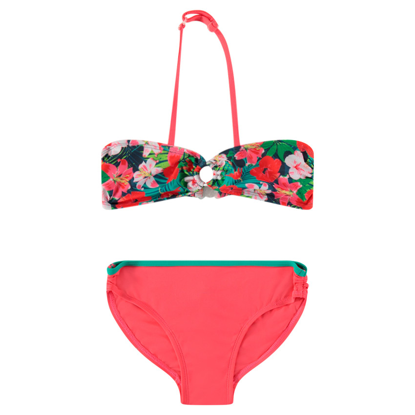 Junior - Maillot de bain 2 pièces avec imprimé tropical 