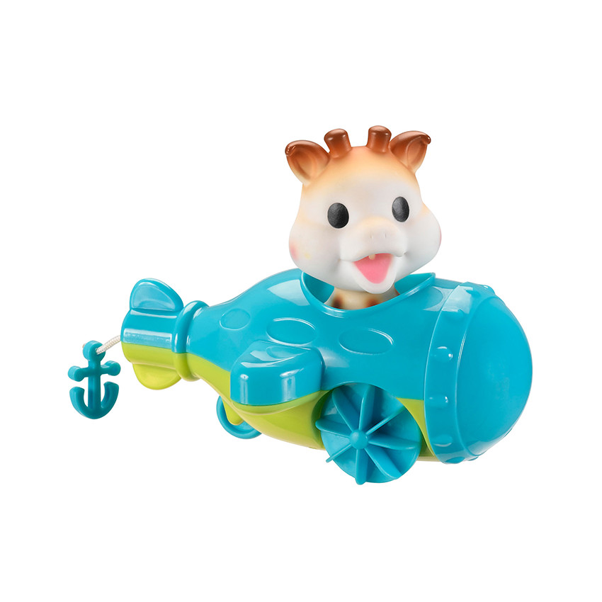 Coffret de bain Sophie la girafe - Bleu 