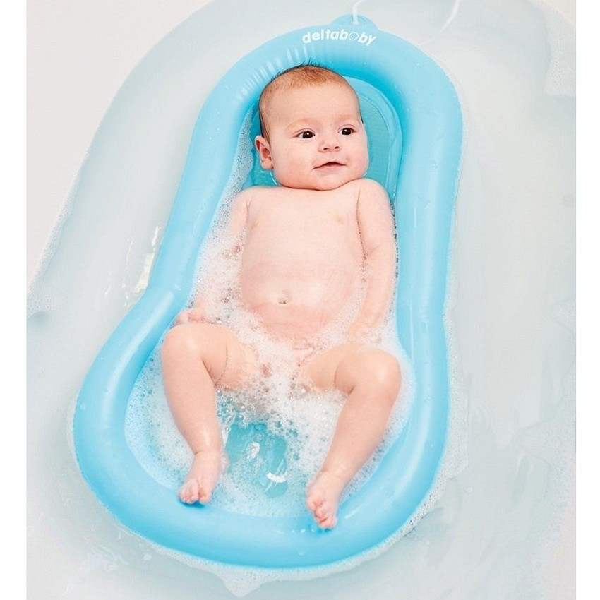 Matelas de bain gonflable - Bleu 