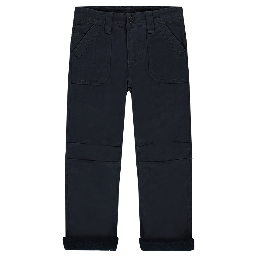 Pantalon en toile doublé micropolaire 