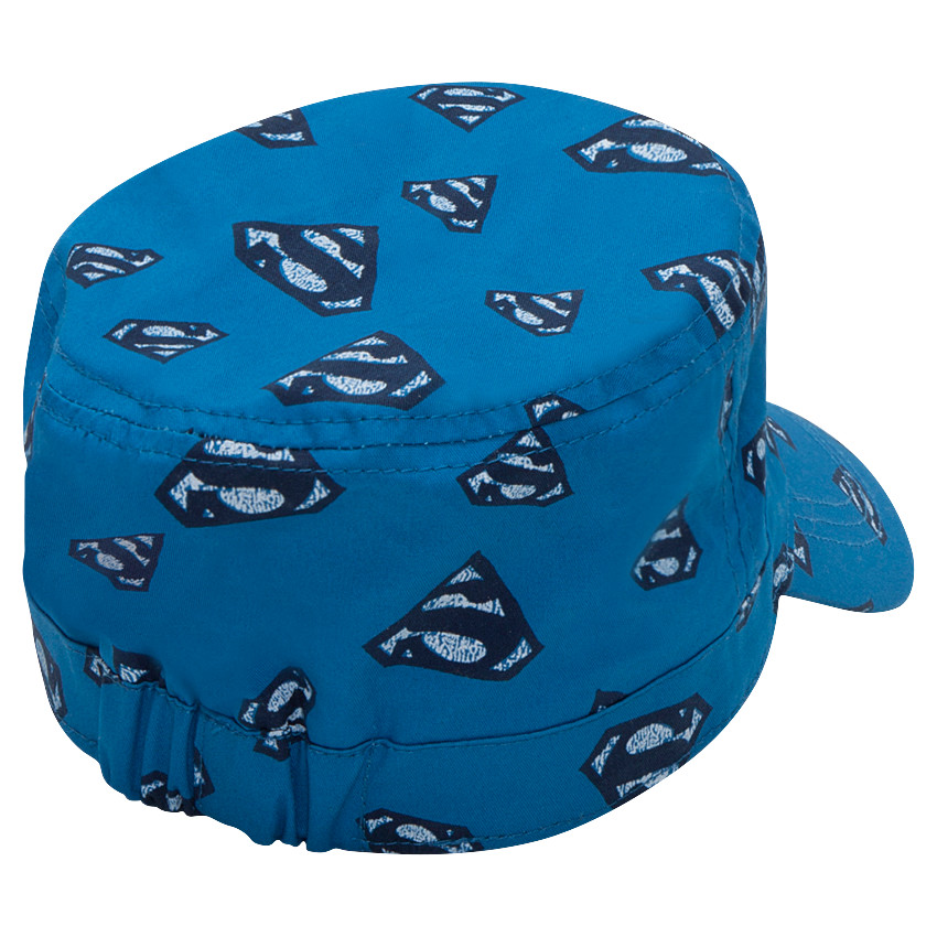 Casquette cubaine avec logo Warner Superman printé all-over 
