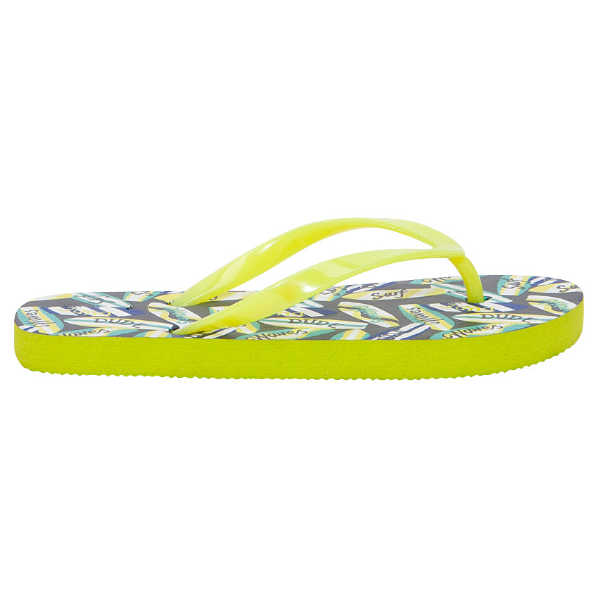 Tongs avec surfs printés all-over 