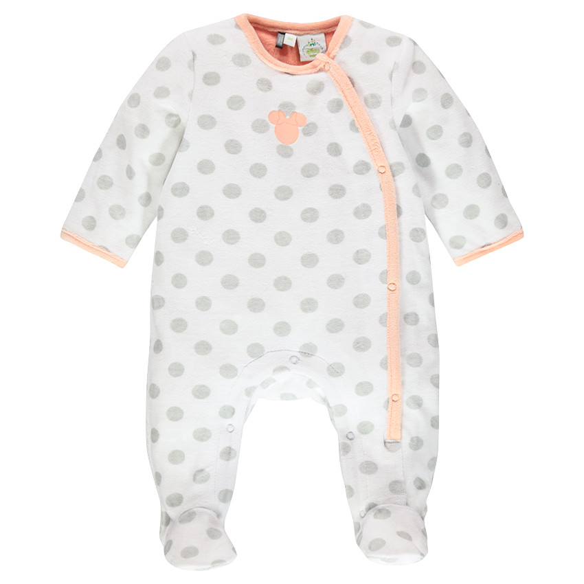 Dors-bien en velours à pois Disney Minnie 