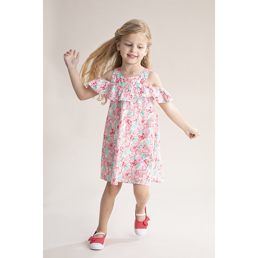 Babies en toile à noeud et doublure à pois du 24 au 35 