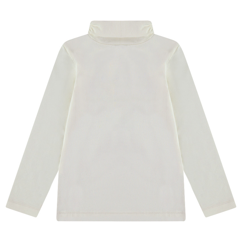 Sous-pull en jersey avec print fantaisie et col roulé 