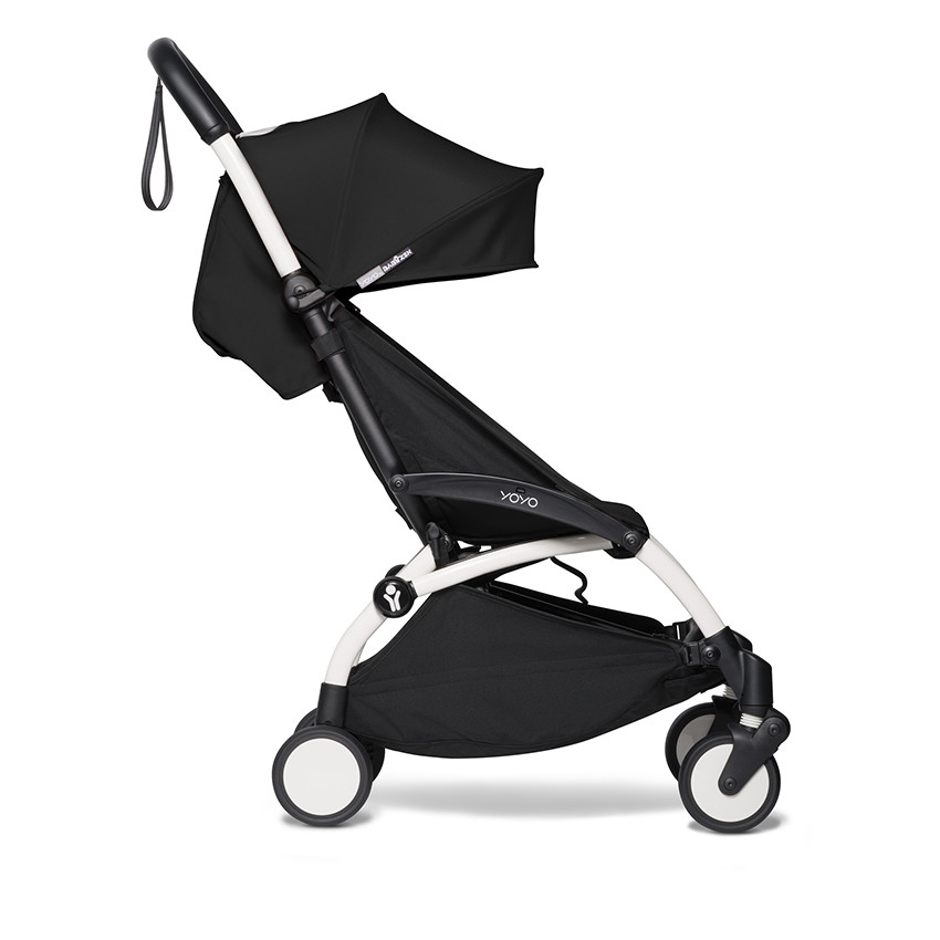 Poussette YOYO² 6+ châssis blanc - Noir 