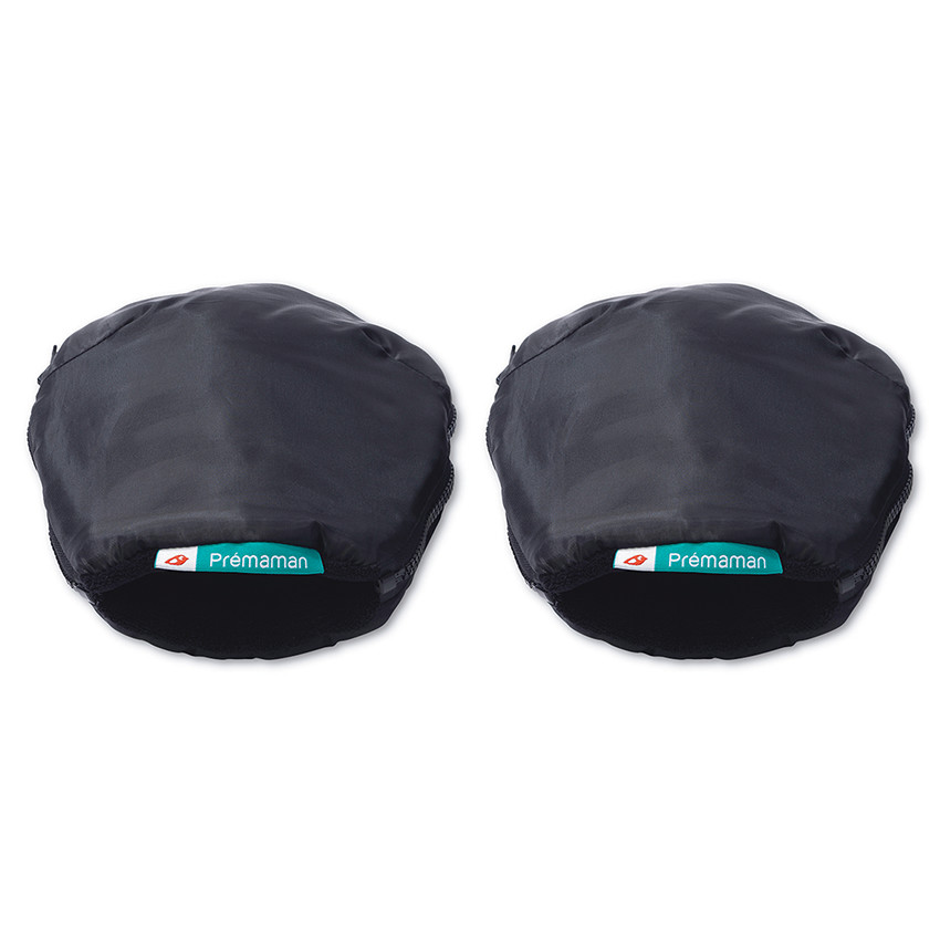 Moufles pour poussette - Noir  