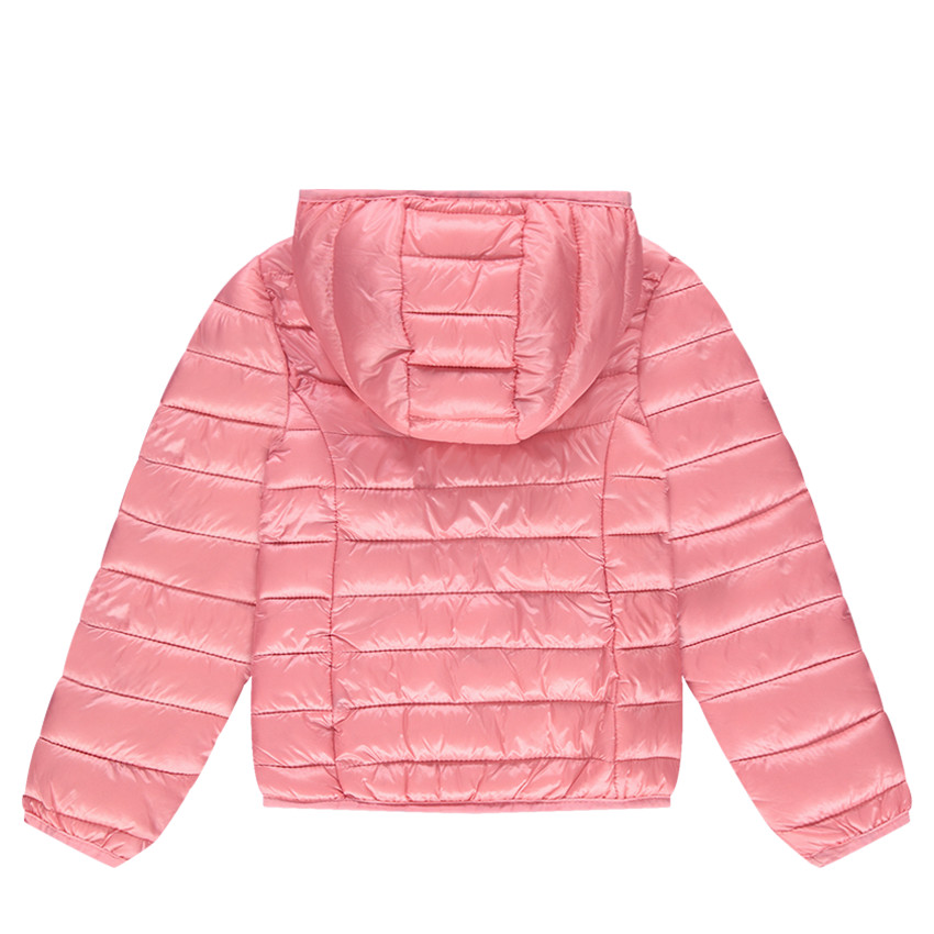 Doudoune light* imperméable à capuche avec sac de rangement printé 