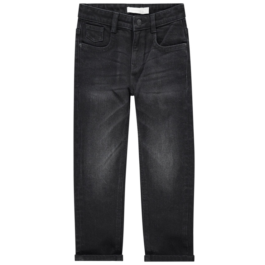 Junior - Jean effet used et crinkle à poches 