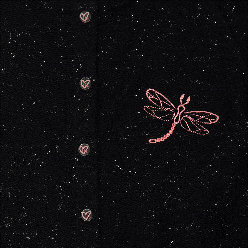 Salopette en molleton mélangée de fil agenté 